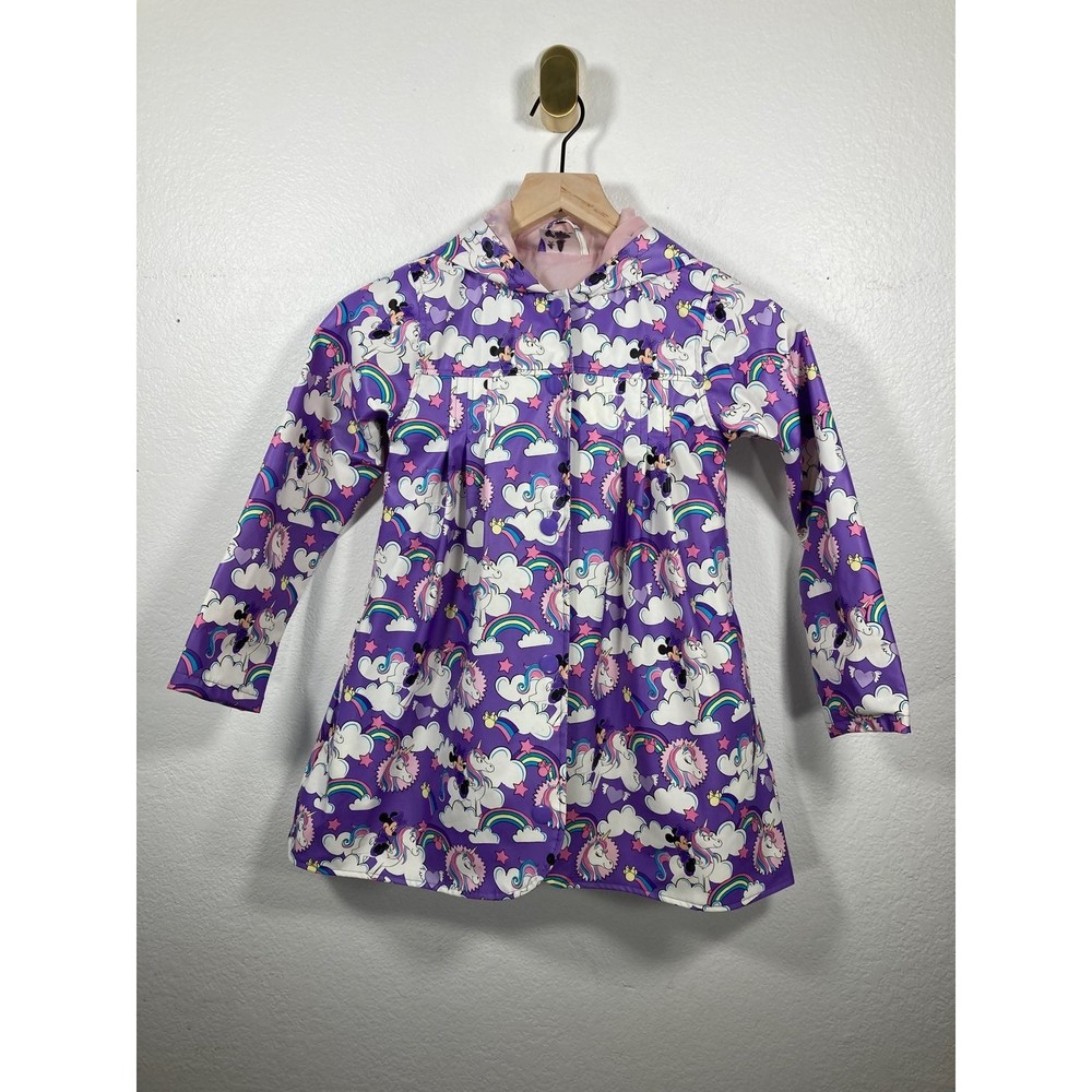 Disney Minnie Mouse Purple Rain Jacket girls 5/6